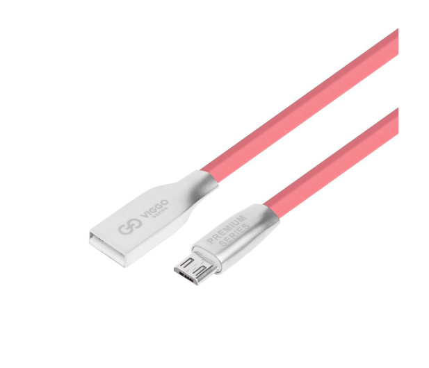 VIGGO DESIGN USB-microUSB 1m Różowy - 1457528 - zdjęcie 3